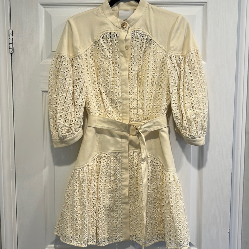 Acler belted mini dress
